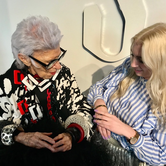 Iris Apfel RARE bangle -BRC Black Stone Bangle with crystal jewel gemstones - Picture 6 of 12